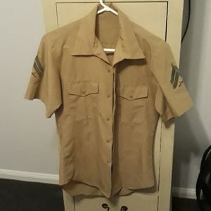 Military style shirt